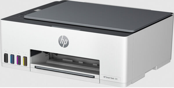 HP Smart Tank 580 AiO Printer MFP 3en1 Wifi Couleur A4 12 B&WPPM 5PPMCOL 12M maroc