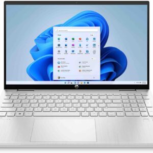 HP Pav x360 i7 1255U 15,6FHD 8 Go 512 Go SSD W11H Natural Silver Touch 12M