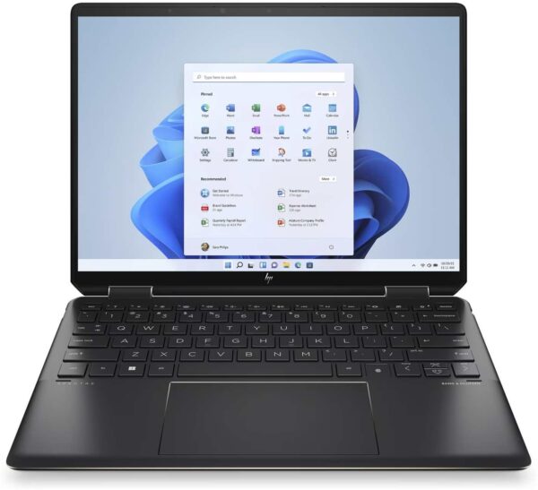 HP Spectre x360 i5 1235U 13,5Touch 8Go 512Go SSD W11H Black 12M